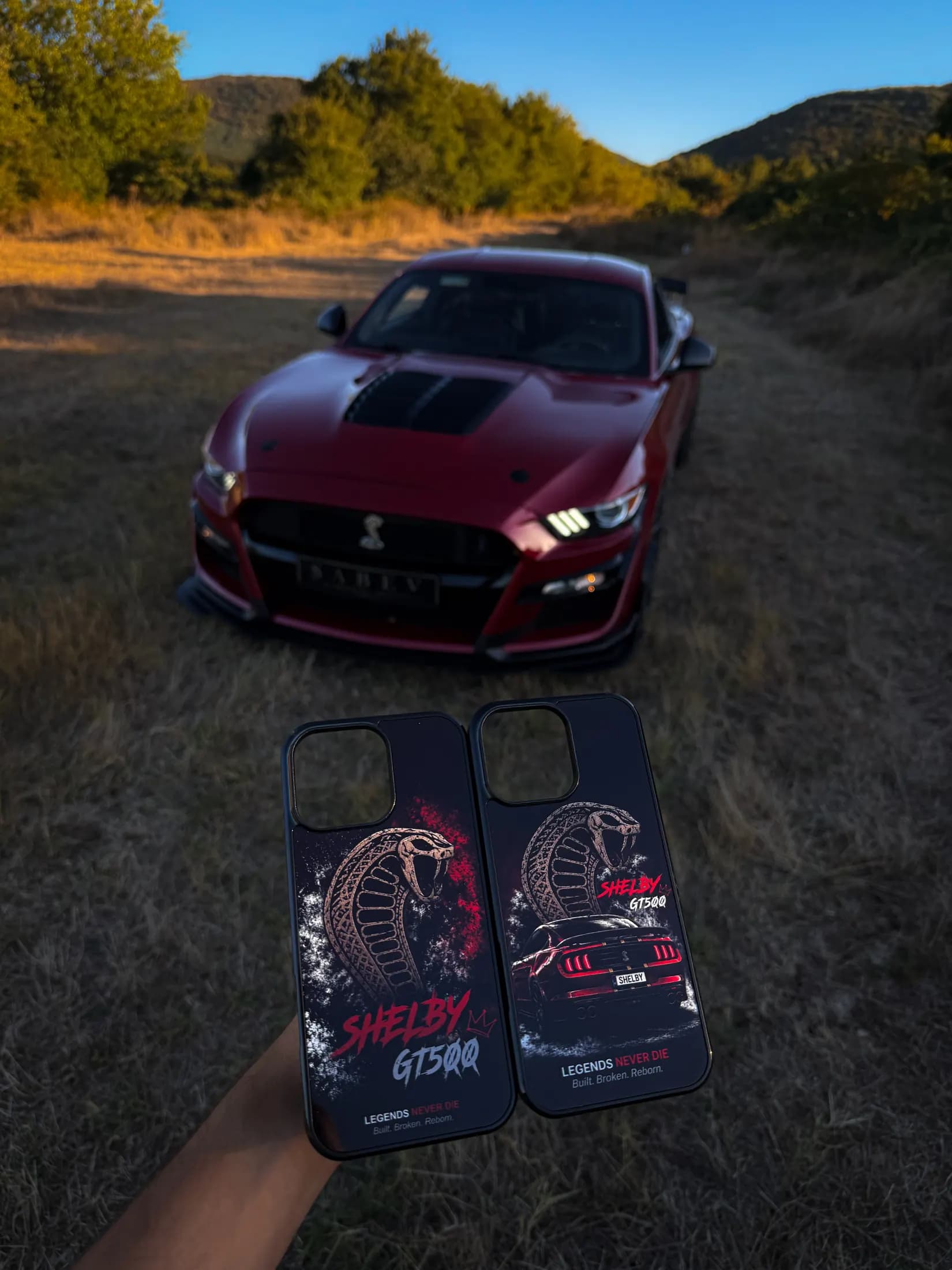 Мърч Dani Subev с Ford Mustang Shelby GT500