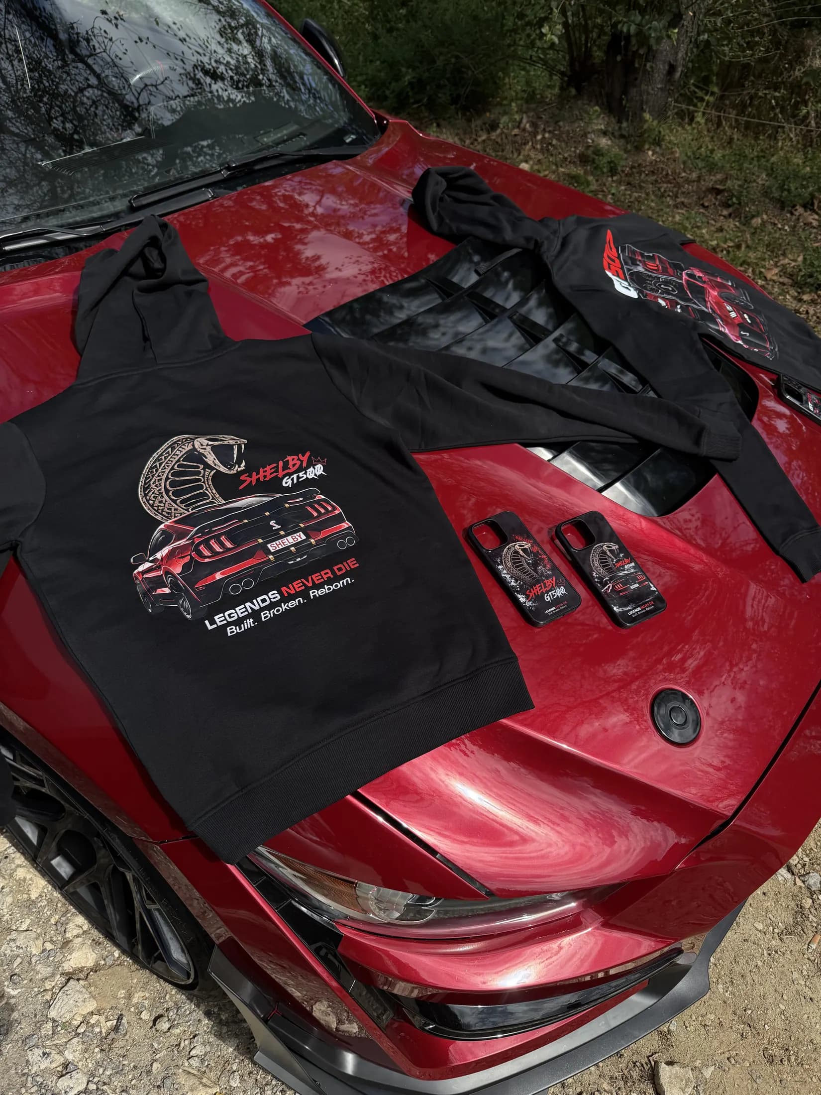 Мърч Dani Subev с Ford Mustang Shelby GT500
