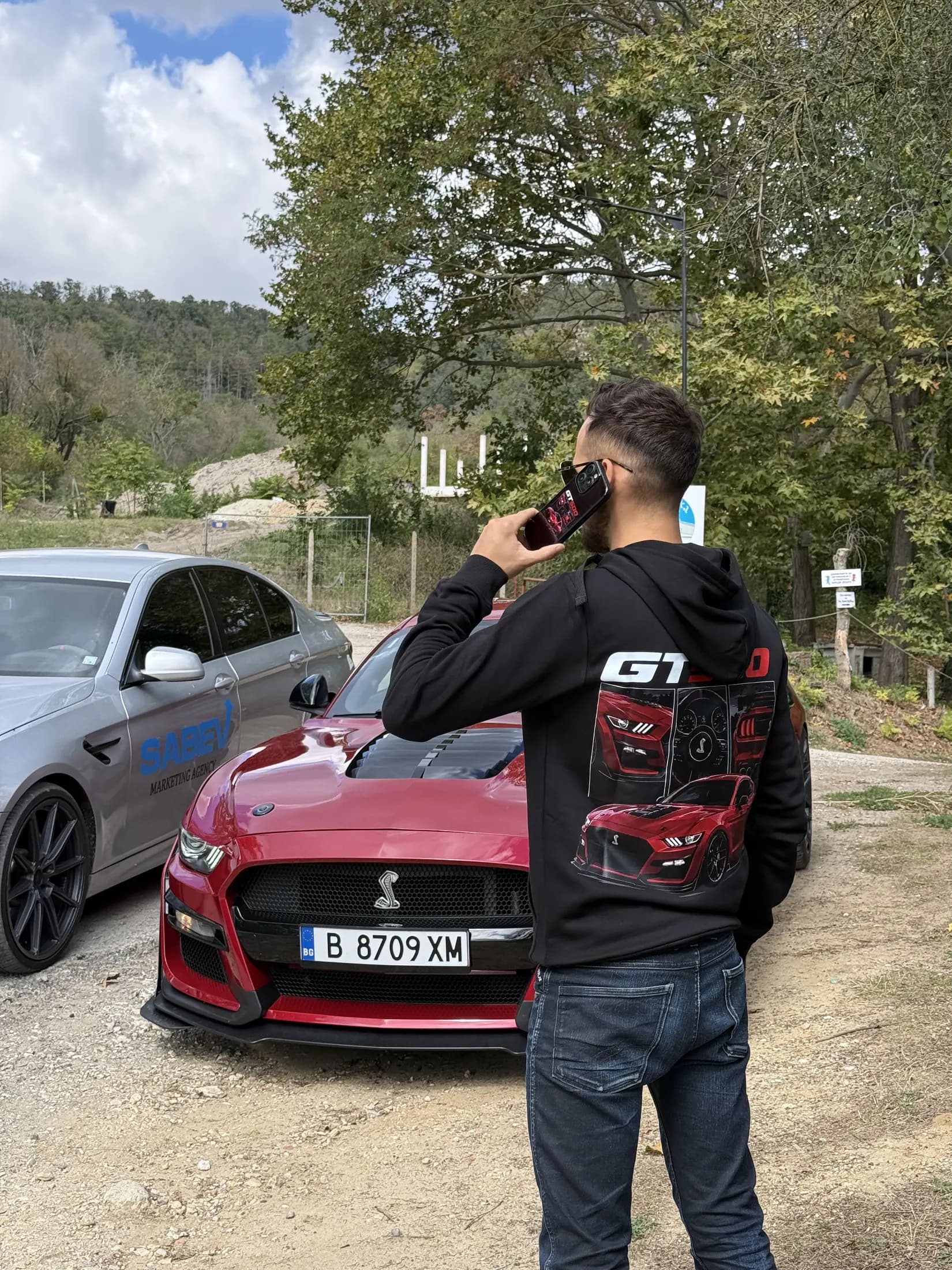 Мърч Dani Subev с Ford Mustang Shelby GT500